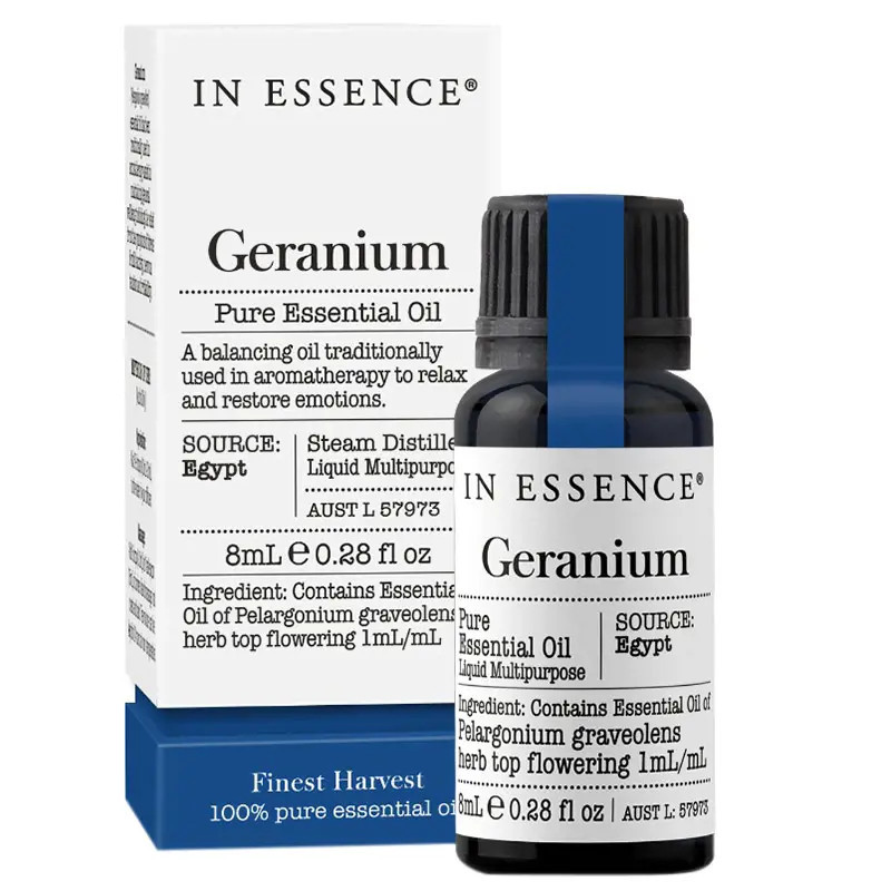 In Essence Geranium Pure Essential Oil 8ml