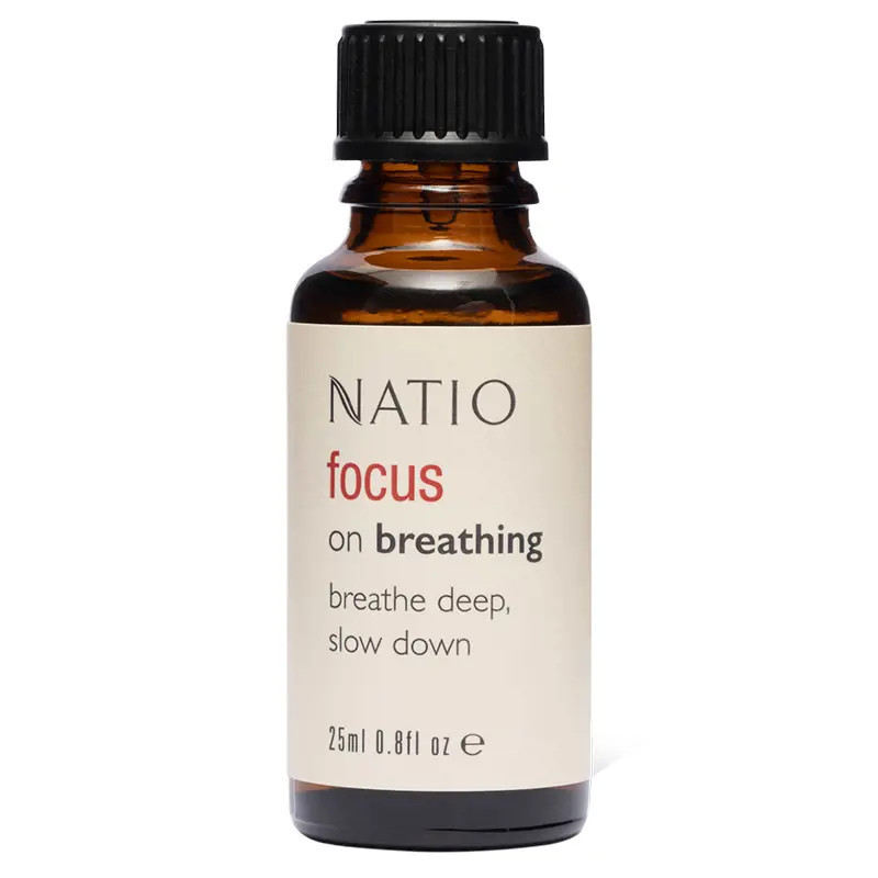 Natio Focus On Breathing Pure Essential Oil Blend 25ml