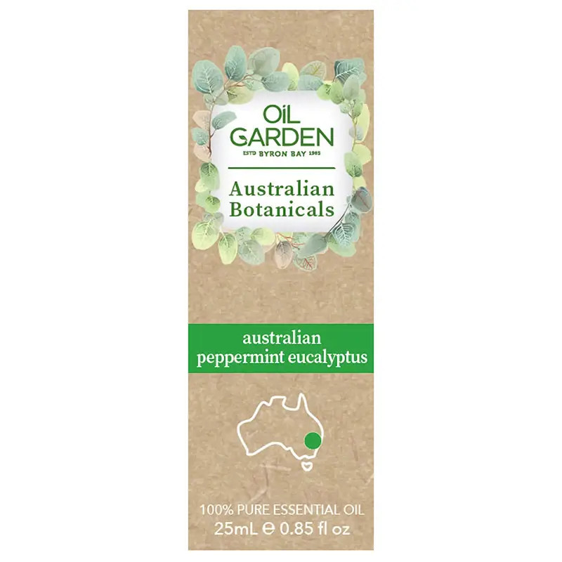 Oil Garden Australian Botanicals Peppermint Eucalyptus Pure Essential Oil 25ml